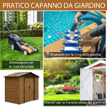 Outsunny-Casetta-da-Giardino-Porta-Attrezzi-con-Porte-Scorrevoli-e-Pareti-Effetto-Legno-152x235.7x208.7cm