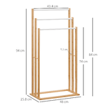 HOMCOM-Portasciugamani-a-3-Sbarre-in-Bambu--Design-Leggero-e-Portatile-48x25.8x94-cm-color-Legno