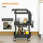 HOMCOM-Carrello-Portavivande-a-3-Livelli-con-Spazio-Multiuso-e-Ruote-in-Acciaio-e-Plastica-PP-51.5x32x75.6-cm