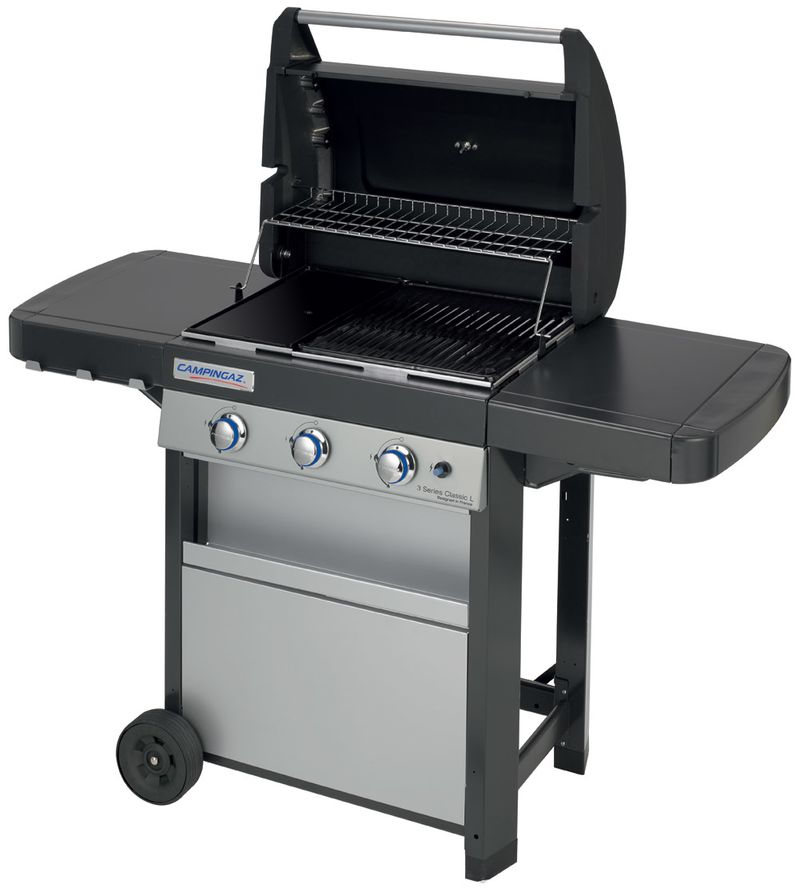 Campingaz-3-Series-Classic-L-9600-W-Barbecue-Gas-Zona-cottura-Nero-Grigio