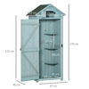 Outsunny-Casetta-da-Giardino-Porta-Attrezzi-in-Legno-con-3-Ripiani-77x54.2x179cm-Blu