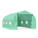 Outsunny-Serra-per-Orto-a-Tunnel-4.5x3x2m-con-Tetto-Spiovente-in-PE-e-Tubi-d-Acciaio-Verde-Scuro