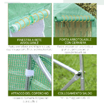 Outsunny-Serra-per-Orto-a-Tunnel-4.5x3x2m-con-Tetto-Spiovente-in-PE-e-Tubi-d-Acciaio-Verde-Scuro