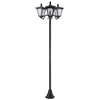 Outsunny-Lampada-da-Giardino-Solare-3-LED-Lampada-da-Terra-Esterno-Classico-IP44-51.5×47×182.5cm