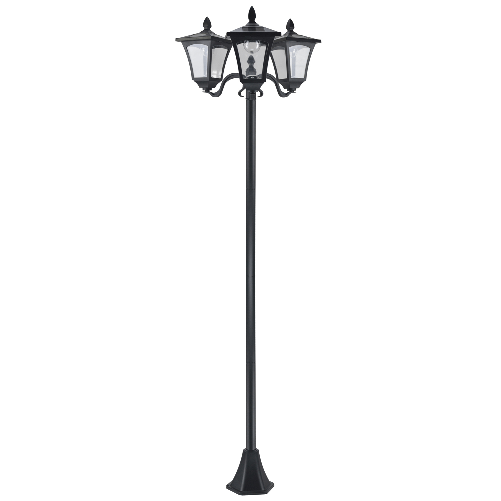 Outsunny-Lampada-da-Giardino-Solare-3-LED-Lampada-da-Terra-Esterno-Classico-IP44-51.5×47×182.5cm