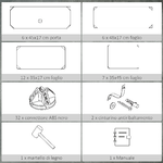 HOMCOM-Mobile-Scarpiera-Modulare-Salvaspazio-6-Cubi-45x35x17cm-in-Plastica-PP-e-Acciaio-45x36.5x108cm-Bianco