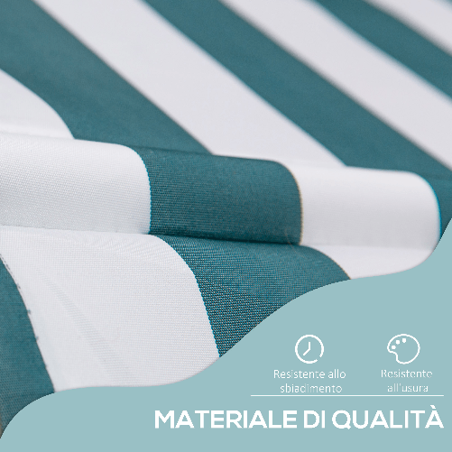 Outsunny-Tenda-da-Sole-da-Esterno-2x1.5m-a-Rullo-con-Manovella-Altezza-e-Angolazione-Regolabile-Bianco-e-Verde