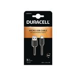 Duracell USB5023A cavo USB 2.0 2 m USB A Micro-USB A Nero