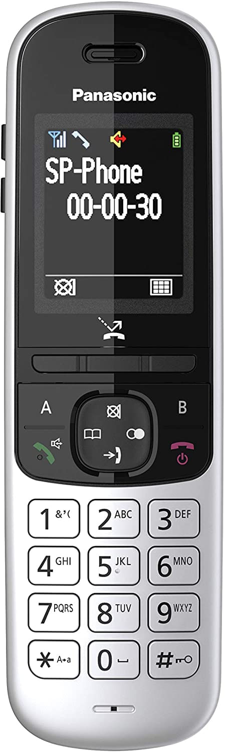 Panasonic-KX-TGH710-Telefono-DECT-Identificatore-di-chiamata-Nero-Argento