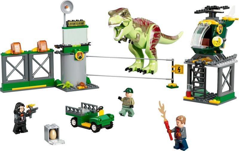 La-fuga-del-T.-rex---Lego-Jurassic-World-76944