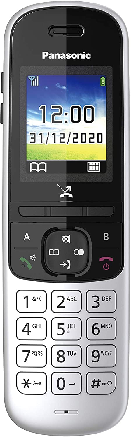 Panasonic-KX-TGH710-Telefono-DECT-Identificatore-di-chiamata-Nero-Argento