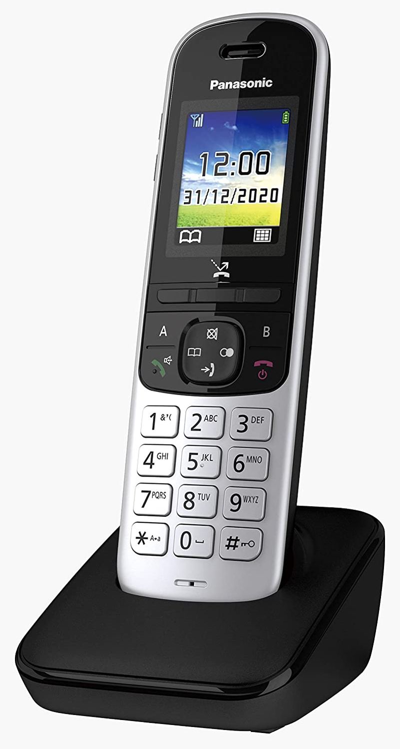 Panasonic-KX-TGH710-Telefono-DECT-Identificatore-di-chiamata-Nero-Argento