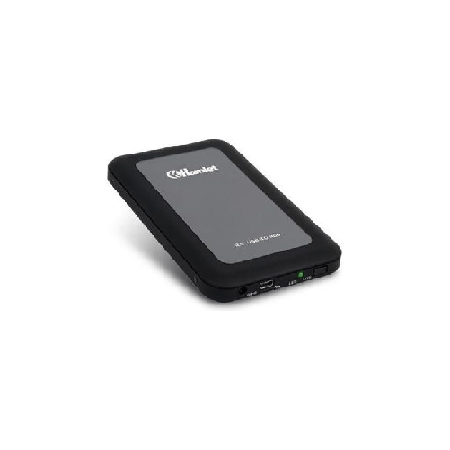 Hamlet-USB-3.0-Mirror-Disk-box-esterno-per-hard-disk-SATA-da-25---nero