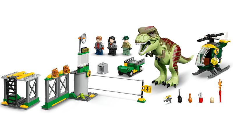 La-fuga-del-T.-rex---Lego-Jurassic-World-76944