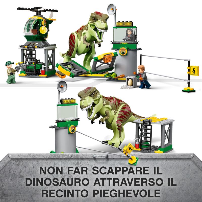 La-fuga-del-T.-rex---Lego-Jurassic-World-76944