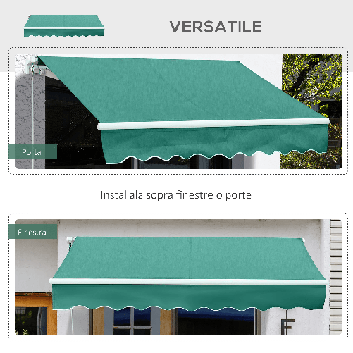 Outsunny-Tenda-da-Sole-per-Esterno-Avvolgibile-a-Manovella-in-Metallo-e-Alluminio-4x2.5m-Verde-Scuro