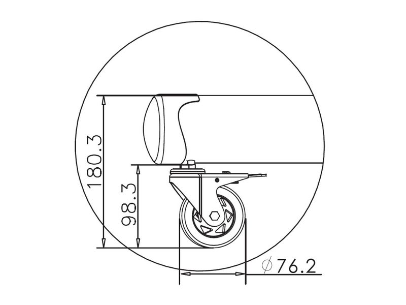 Multibrackets-4627-Supporto-per-display-espositivi-203-m--80--Nero