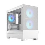 Fractal Design Pop Mini Air Mini Tower Bianco (CASE mATX Pop Mini Air RGB Wht TG Clear)