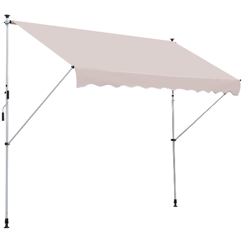 Outsunny-Tenda-da-Sole-a-Bracci-3x1.5m-con-Manovella-e-Struttura-Telescopica-Beige