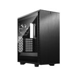 Fractal Design Design frattale Definire 7 Compact - Black vetro temperato luminoso (casa torre midi vetrate suono audio)