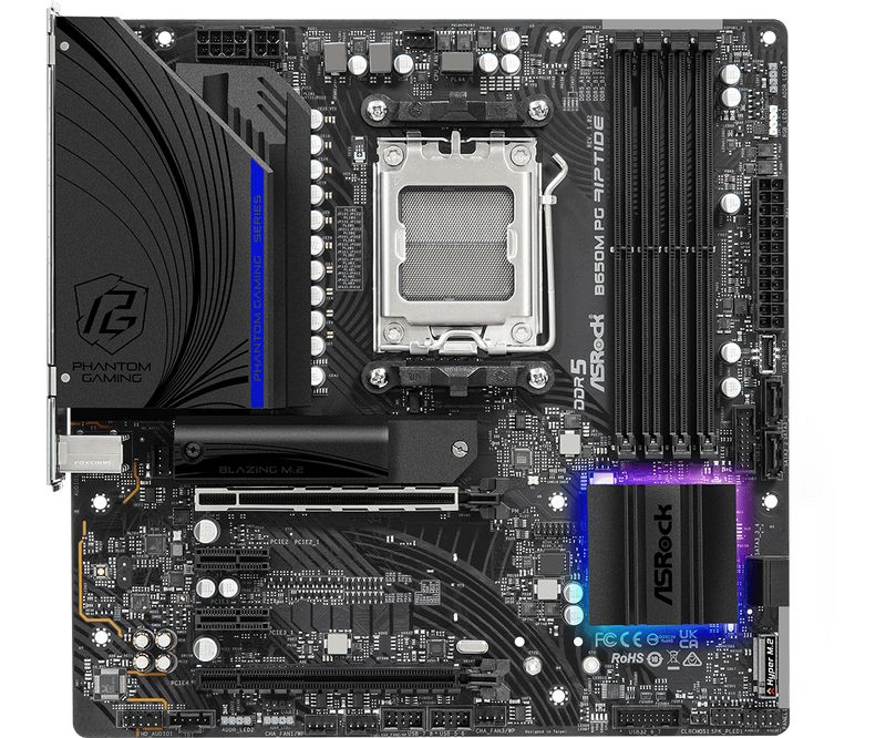 Asrock-B650M-PG-Riptide-AMD-B650-Presa-di-corrente-AM5-micro-ATX