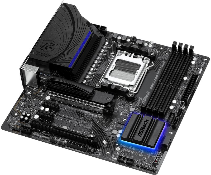 Asrock-B650M-PG-Riptide-AMD-B650-Presa-di-corrente-AM5-micro-ATX