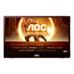 AOC 16G3 TV e monitor portatile Nero Rosso 396 cm 15.6 TFT 1920 x 1080 Pixel (16G3 Gaming Portable)