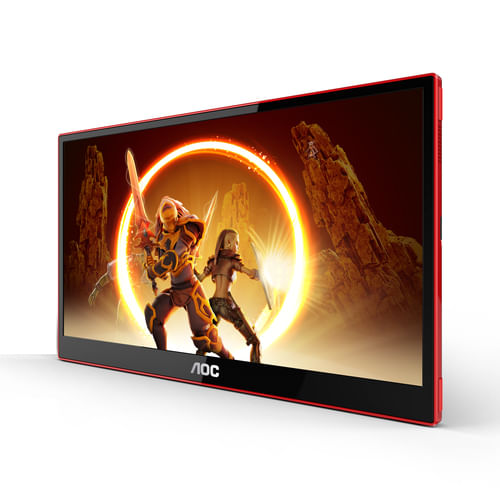 AOC-16G3-TV-e-monitor-portatile-Nero-Rosso-396-cm-15.6-TFT-1920-x-1080-Pixel--16G3-Gaming-Portable-