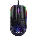 Xtrfy MZ1 mouse USB tipo A Ottico (Xtrfy MZ1 Ultra-Light ZYS RAIL USB RGB Optical Gaming Mouse - Black MZ1-RGB-BLACK-TP)