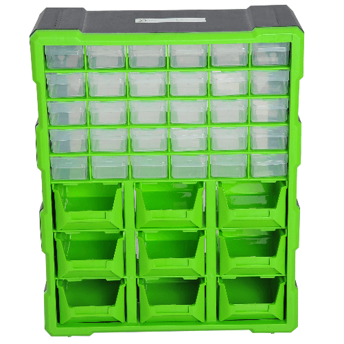 DURHAND-Cassettiera-Box-per-Accessori-Minuteria-Verde-38x16x47.5cm