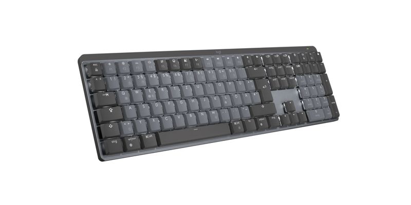 Logitech-MX-Mechanical-tastiera-Ufficio-RF-senza-fili--Bluetooth-QWERTZ-Tedesco-Grafite-Grigio