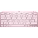 Logitech MX Keys Mini tastiera Ufficio RF senza fili + Bluetooth QWERTZ Tedesco Rosa