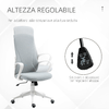 Vinsetto-Sedia-da-Ufficio-Ergonomica-con-Altezza-Regolabile-e-Funzione-di-Inclinazione-62x56x110-119.5-cm