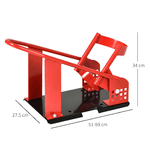 HOMCOM-Cavalletto-Alzamoto-Anteriore-in-Metallo-per-Moto-max-450kg-con-Sezioni-Preforate-27.5x51-69x34-cm