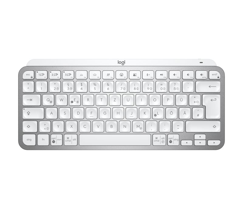 Logitech-Mx-Keys-Mini-For-Business-tastiera-Ufficio-RF-senza-fili--Bluetooth-QWERTZ-Tedesco-Grigio