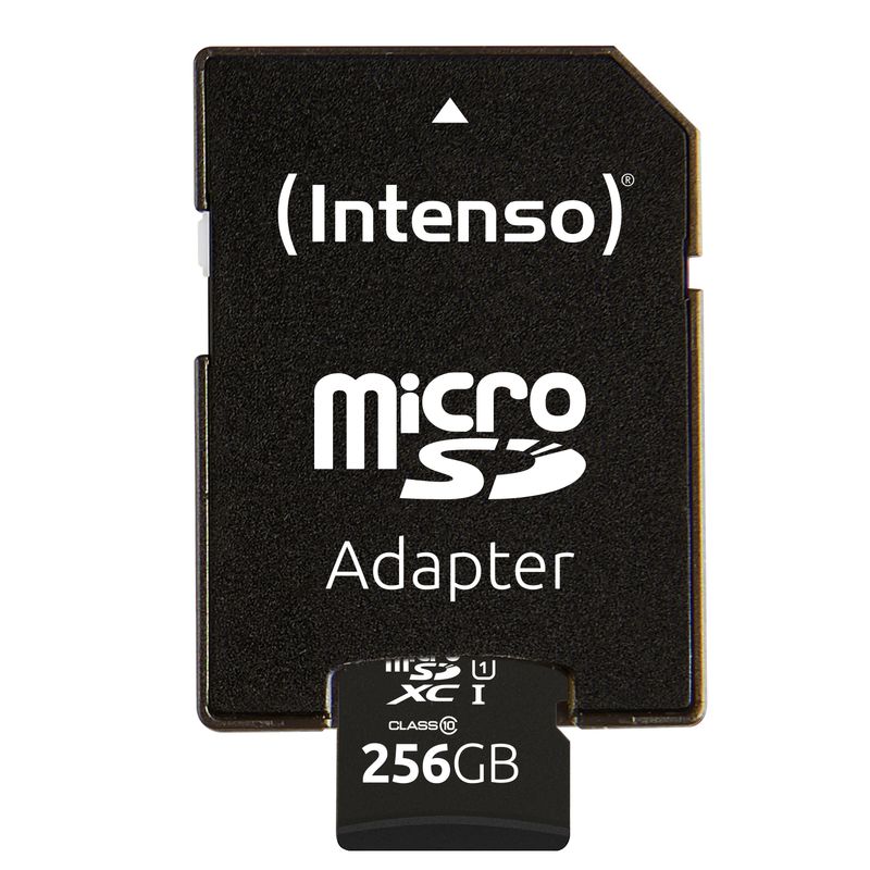 Scheda-di-memoria-intenzionale-Intero-Flash-256GB--MicroSDXC-incl.-Adattatore-SD-UHS-1-