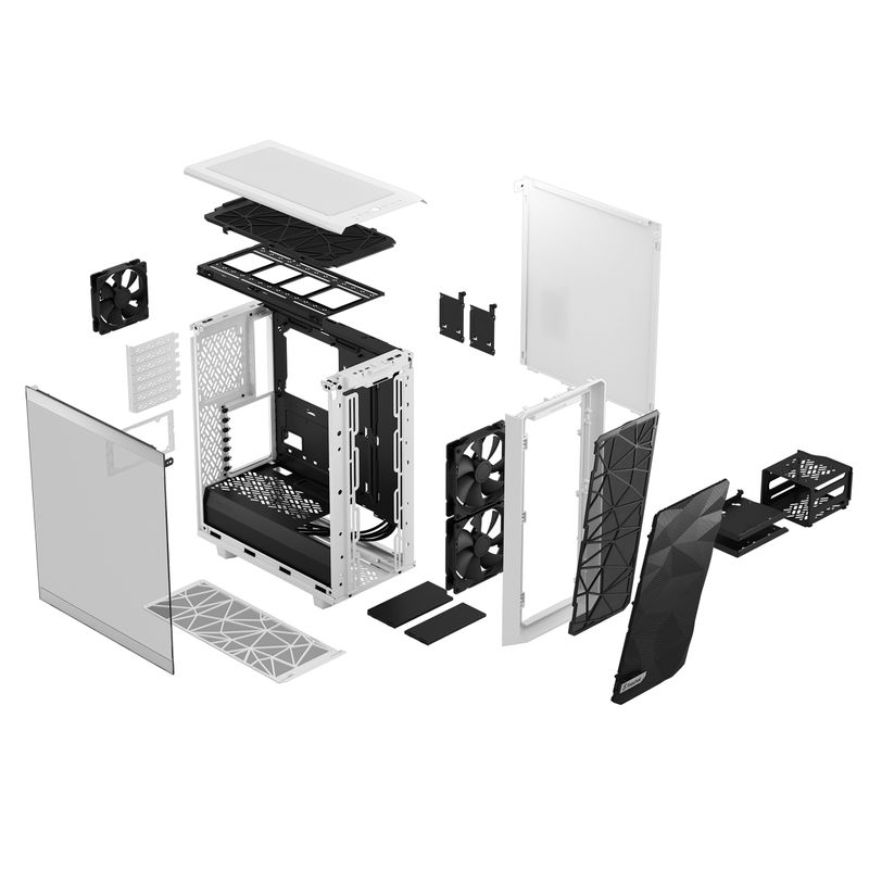 Fractal-Design-Meshify-2-Compact-Tower-Bianco--Fractal-Design-Meshify-2-Compact-White-TG-Gaming-Case-w--Clear-Glass-Wind