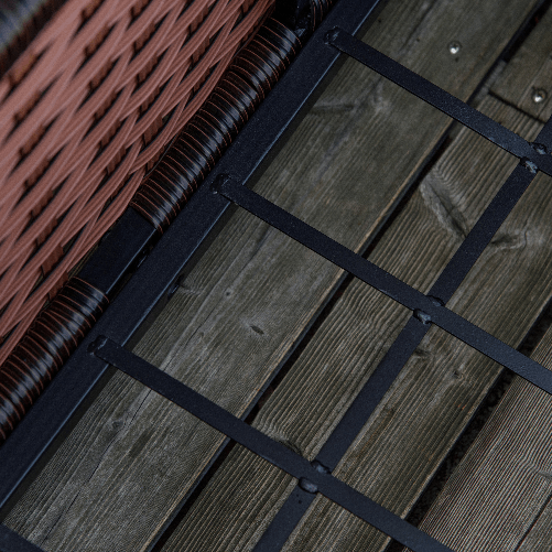 Outsunny-Fioriera-Rialzata-in-Rattan-sintetico-con-4-Ruote-Bloccabili-94.5x31x36cm-Grigio