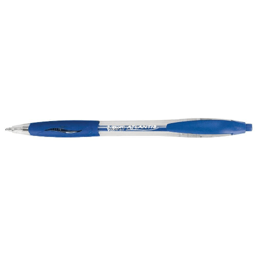 BIC-Atlantis-Classic-Blu-Penna-a-sfera-retrattile-girevole-Medio-12-pz--Bic-Atlantis-Retractable-Ballpoint-Pen-1mm-Tip-0