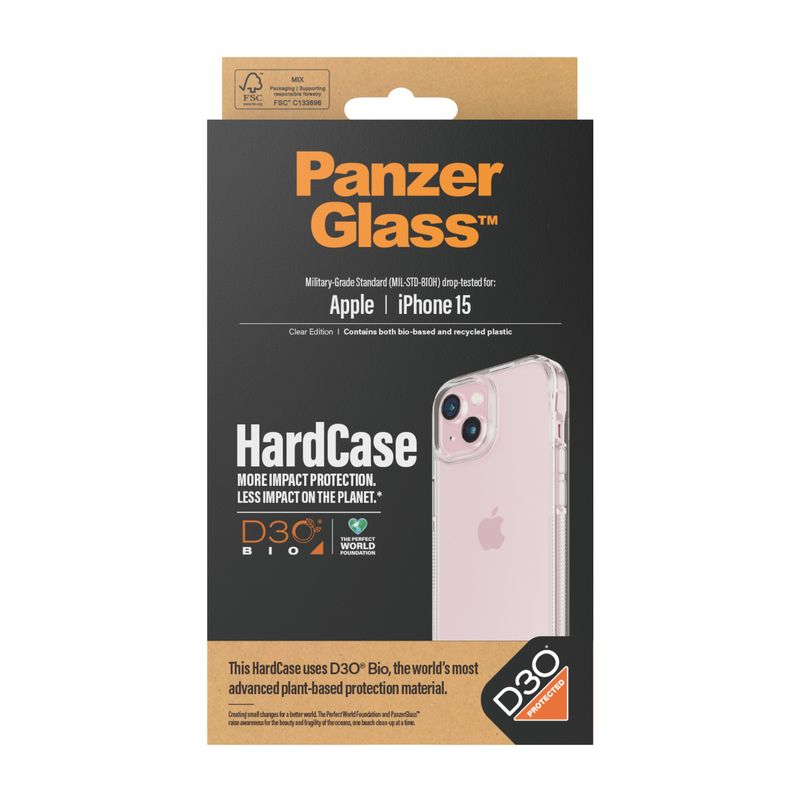 PanzerGlass-HardCase-with-D3O-iPhone-2023-6.1-custodia-per-cellulare-Cover-Trasparente--HARDCASE-WITH-D3O---IPHONE-15-