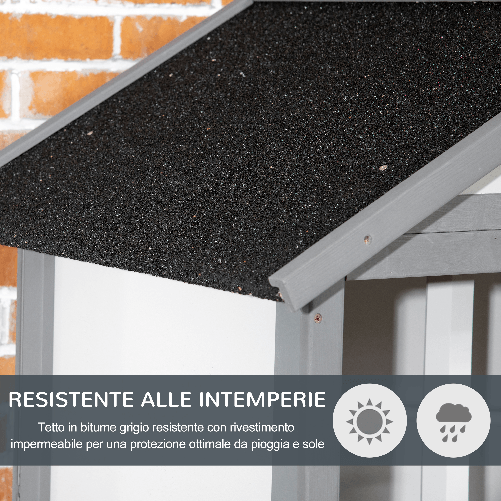 PawHut-Voliera-per-Uccelli-da-Esterno-in-Legno-di-Abete-80.5x57x158.5cm-Grigio-Chiaro