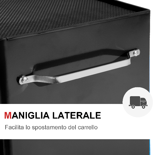 HOMCOM-Carrello-Cassettiera-Porta-Utensili-per-officina-nero-61.5x33x85cm