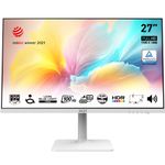 MSI Modern MD272XPWDE Monitor PC 68,6 cm (27") 1920 x 1080 Pixel Full HD LCD Bianco