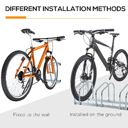 HOMCOM-–-Rastrelliera-Portabiciclette-Parcheggio-per-3-Biciclette-Tubi-d-acciaio-70.5-×-33-×-27cm-Argento