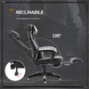 Vinsetto-Sedia-Ufficio-Gaming-Economica-Poltrona-Reclinabile-Con-Poggiapiedi-Regolabile-In-Altezza-Rotelle-Tessuto-65-×-64-×-114-123.5cm-Bianco