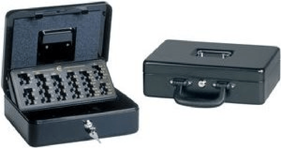 MAUL 5621490 cassetta per monete e banconote Nero