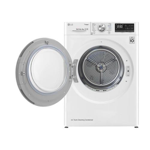 LG-RC80V9AV3W-Asciugatrice-8-kg-Pompa-di-Calore-Libera-installazione-Carica-frontale-A---