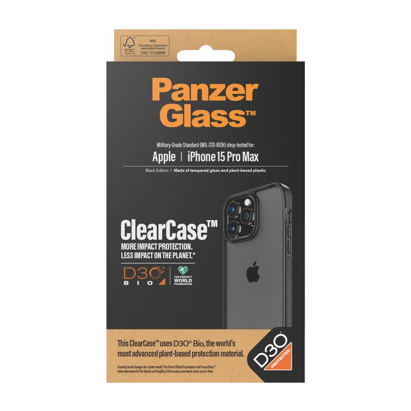 PanzerGlass-ClearCase-custodia-per-cellulare-17-cm-6.7-Cover-Trasparente--CLEARCASE-WITH-D3O---IPHONE-15-PRO-MAX-