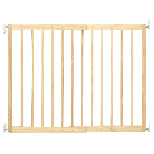 PawHut-Cancellino-per-Cani-Taglia-Piccola-e-Media-in-Legno-di-Pino-Cancelletto-Estensibile-a-2-Pannelli-60.5-102x73-cm