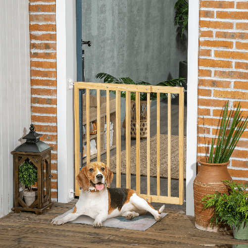 PawHut-Cancellino-per-Cani-Taglia-Piccola-e-Media-in-Legno-di-Pino-Cancelletto-Estensibile-a-2-Pannelli-60.5-102x73-cm